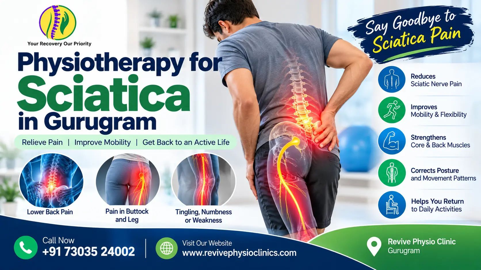 physiotherapy for sciatica in Gurugram